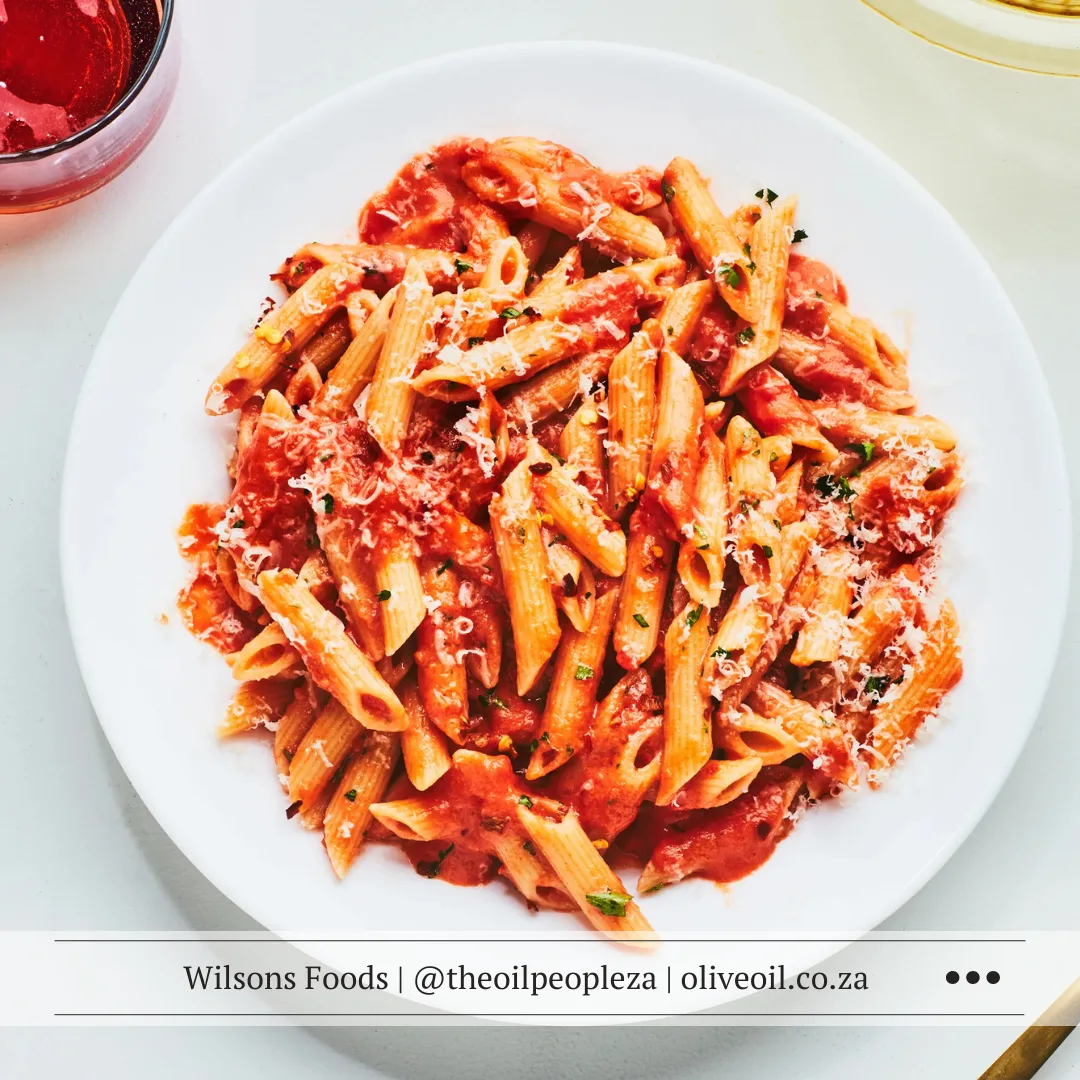 Recipes 9 Penne ala Vodka pasta served in a creamy tomato sauce