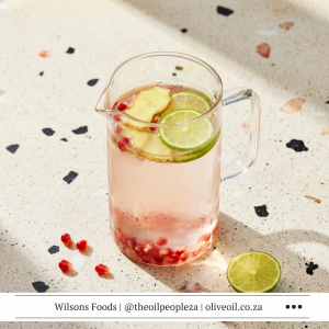 Decoding Olive Oil Labels: Extra Virgin, Cold-Pressed, Light – What Does It All Mean? 6 A glass jug of pomegranate, ginger and lime flavoured water with ice and fresh mint