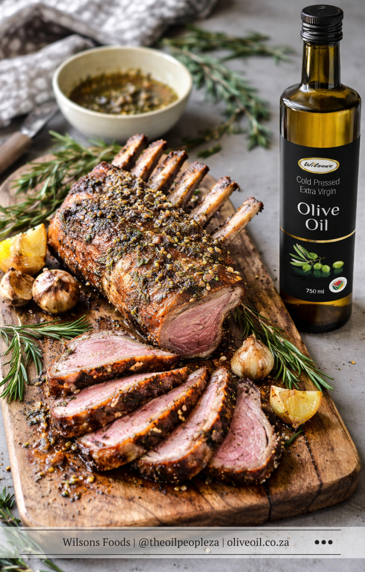 Recipes 2 Slow grilled rack of lamb with tomato fondue and sundried tomatoes