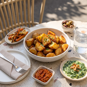 Flavoured Oils: The new Culinary Trend 3 Crispy Roast Potatoes finished in Wilson's Extra Virgin Olive Oil